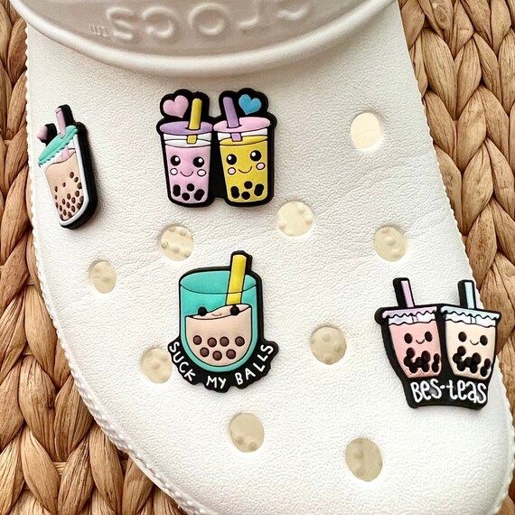 Boba Bubble Tea Croc Charms Etsy Ireland