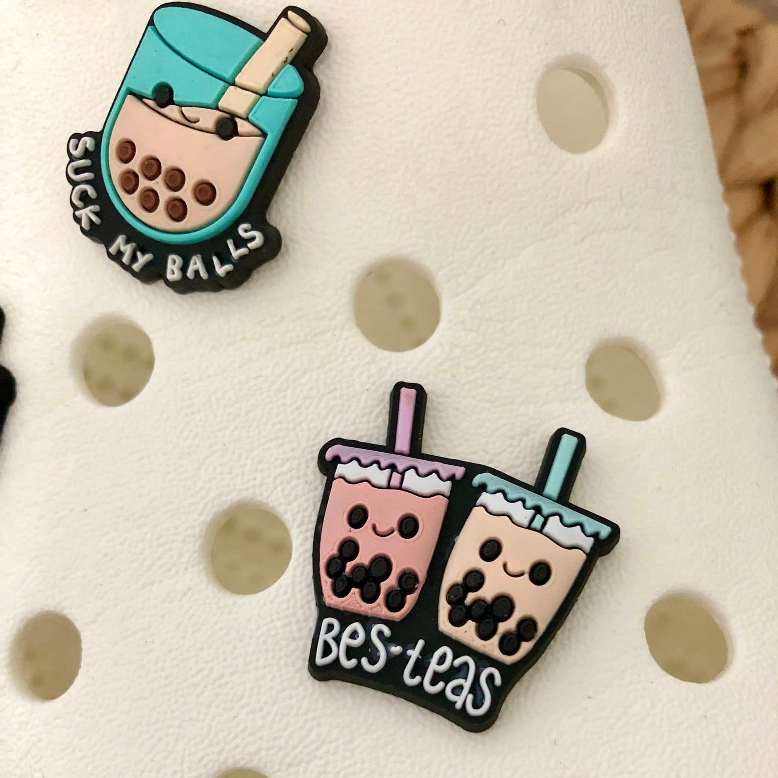 Boba Bubble Tea Croc Charms Etsy