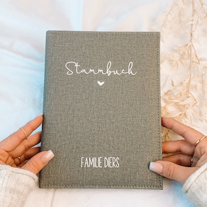 Premium Stammbuch MELODY (personalisiert) klassisches Format  | Familienbuch | Geschenk zur Hochzeit | Heiratsurkunde | Geburtsurkunde