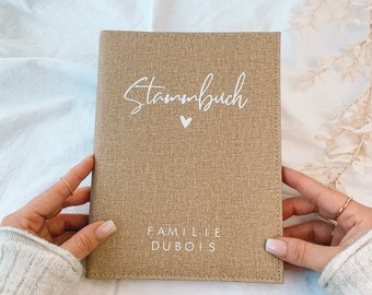 NobleDeer® Premium Family Book SIMPLE ELEGANCE (personalized)