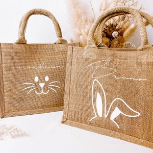 Jute bag EASTER (personalized) | Easter basket | Jute bag for children | Gift | Easter | Girls | Young | Easter decoration | Easter Bunny