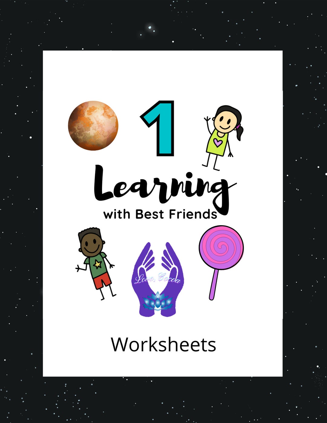 Learning Firends Learning With Best Friends 50-page Printable Workbook - Etsy