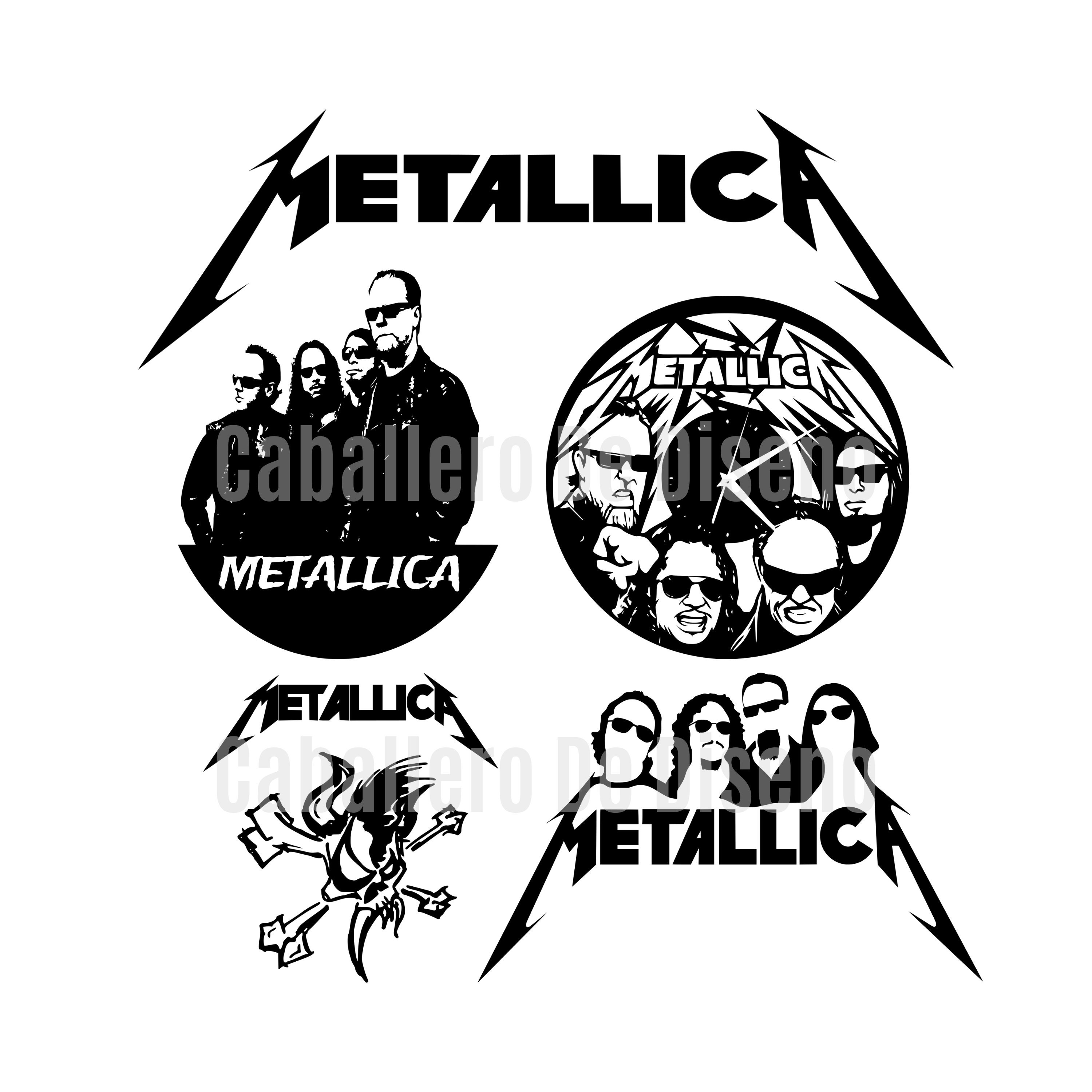 Metallica SVG Sublimation Design SVG Files for Cricut - Etsy Denmark