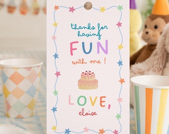 It's FUN to be ONE, Thank You & Birthday Gift Tag