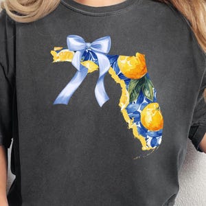 Orangen Florida PNG Zustand PNG PNG Zustand Coquette FL Tshirt Design Preppy Bogen PNG PNG Zeichen des Südens Mädchen Sublimation Küsten Png Zitrus Clipart Zustand Stolz PNG