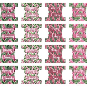 Bible Tabs Laminated Bible Tabs Bright Bible Tabs Bible Journaling Tabs Bible Accessory Bible Study Tabs Christian Gift Women