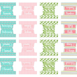 Bible Tabs Laminated Bible Tabs Bright Bible Tabs Bible Journaling Tabs Bible Accessory Bible Study Tabs Adhesive Tabs Christian Gift Women