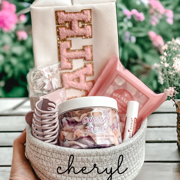 Teen Gift Set Tween Spa Gift Set Girls Relaxation Personalized Gift Box Teen Care Package Self Care Gift Set Custom Pamper Set for Her