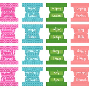 Bible Tabs Laminated Bible Tabs Bright Bible Tabs Bible Journaling Tabs Bible Accessory Bible Study Tabs Adhesive Tabs Christian Gift Women