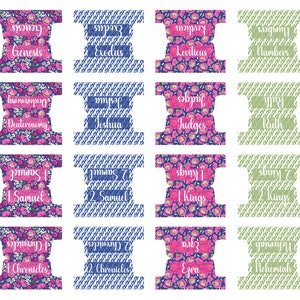 Bible Tabs Laminated Bible Tabs Bright Bible Tabs Bible Journaling Tabs Bible Accessory Bible Study Tabs Adhesive Tabs Christian Gift Women