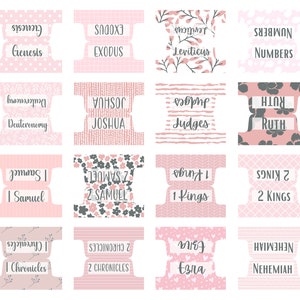 Bible Tabs Laminated Bible Tabs Gray Bible Tabs Bible Journaling Tabs Bible Accessory Bible Study Tabs Adhesive Tabs Christian Gift Women