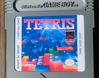 Déco murale style Cartouche Gameboy Tetris XXL - Impression 3D