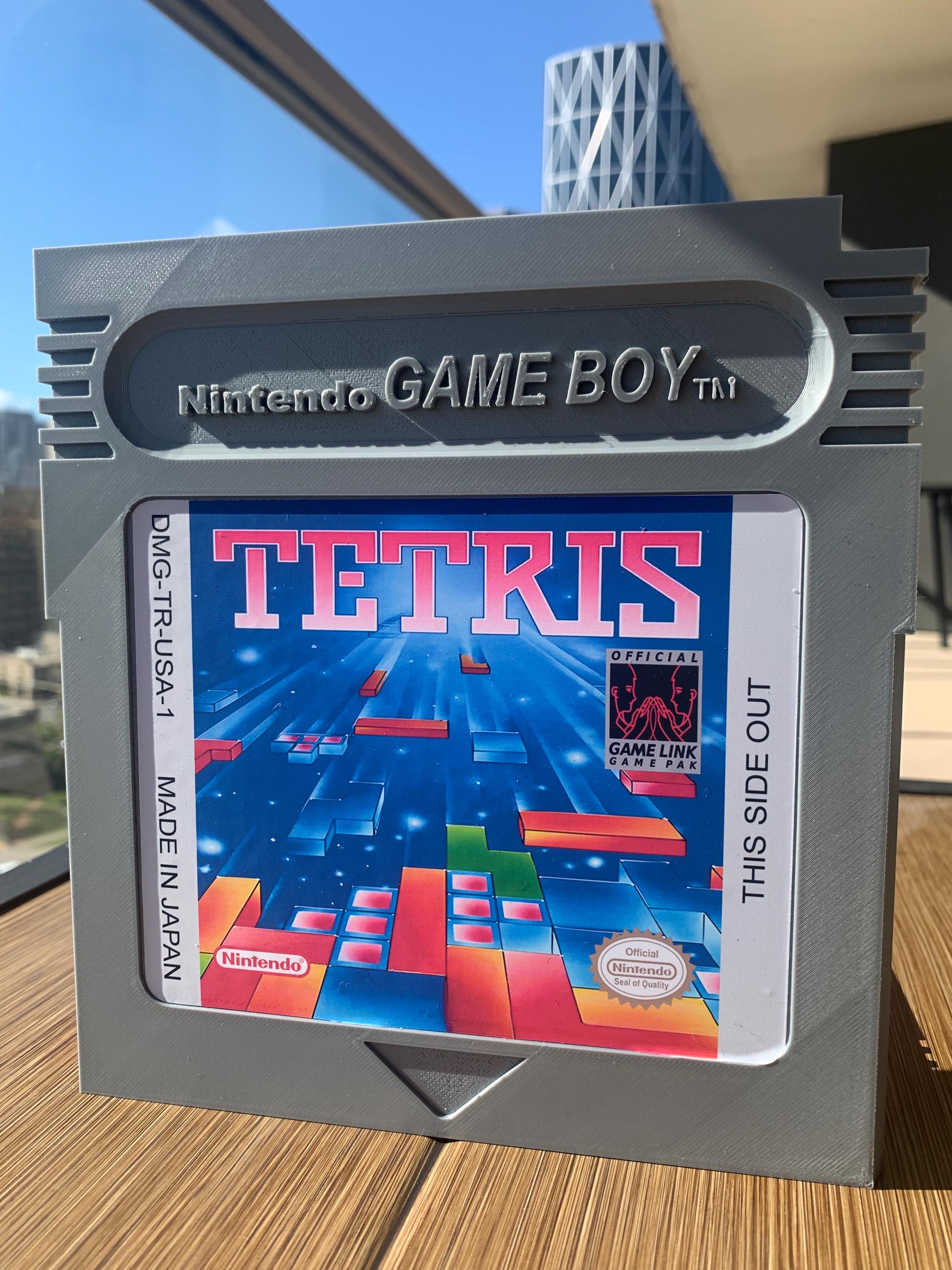 Décoration Murale - Cartouche Géante GameBoy Tetris - Objet Déco Geek
