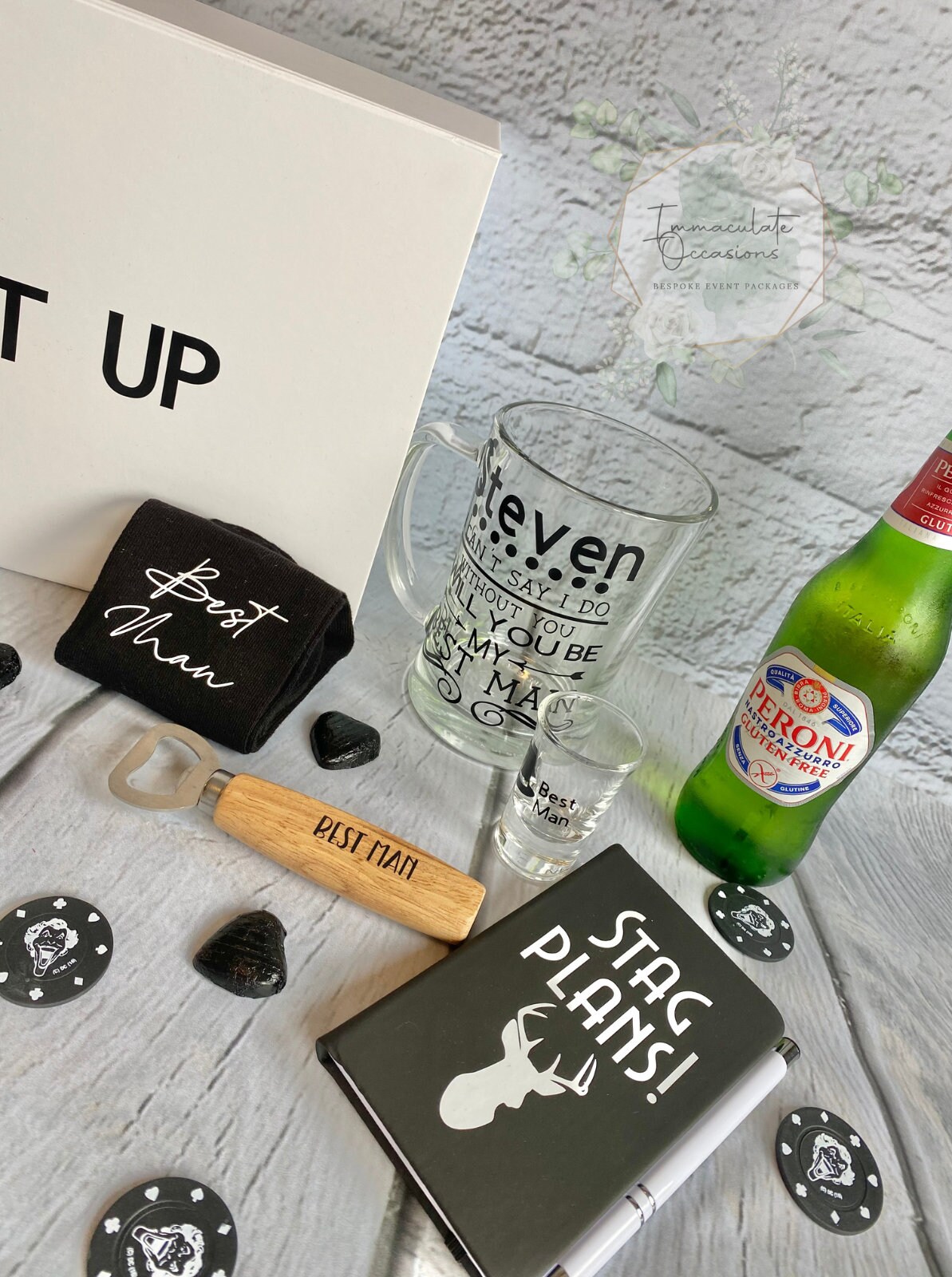 Best Man Gift Box Best Man Proposal Best Man Thank You Gift Groomsman ...