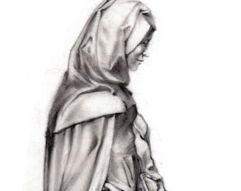 Impresión de archivo, (Estudio de dibujo) Santa Marta (Lámina I, 70)