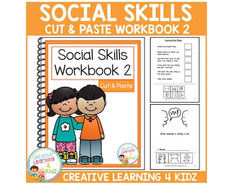 Cut & Paste Social Skills Workbook 2 Autism Special Education Life Skills