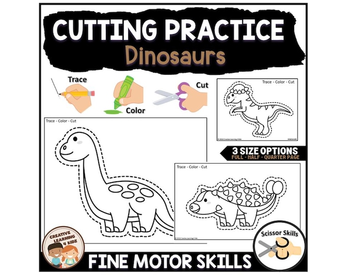 Felt Dinosaur Toy for OT Practice, Occupational Therapy Aid, Handmade ...