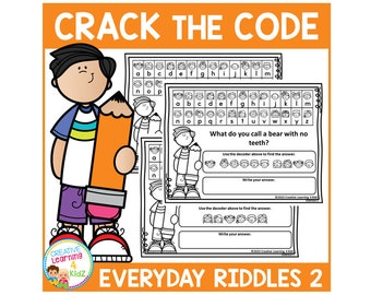 Crack the Code: Everyday Riddle Worksheets Set 2 – Fun Decoder Puzzles