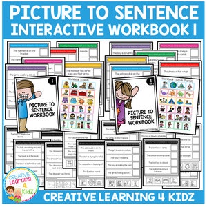 Picture to Sentence Interactive Workbook 1