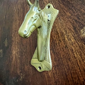 Brass Horse Door Knocker