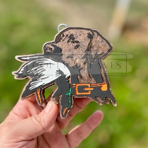 Duck Hunting Lab Retriever Freshie, Men Car Air Freshener, Scent