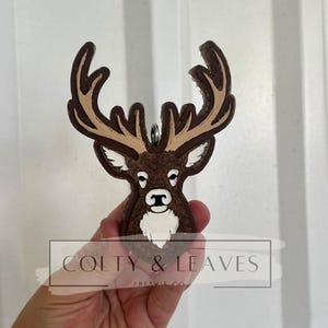 Buck Deer Car Freshie, Car Air Freshener, Scent, Hunting, Fall, Winter