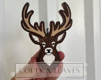 Buck Deer Car Freshie, Car Air Freshener, Scent, Hunting, Fall, Winter