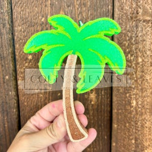 Palm Tree Car Freshie, Air Freshener Scent, Summer, Beach