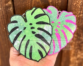 Monstera Leaf Freshie, Car Air Freshener, Car Scent, Plant Mom