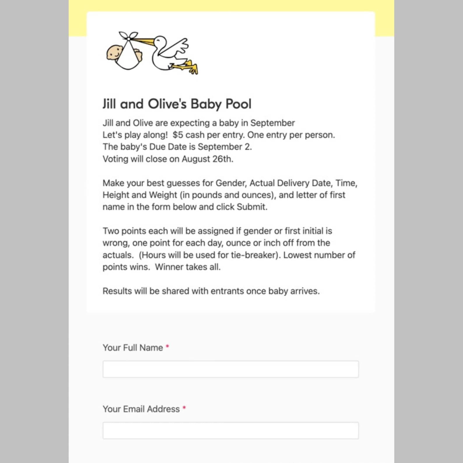 Custom Online Baby Pool Template That You Will Manage - Etsy