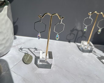 Hexagonal Earring Dangles