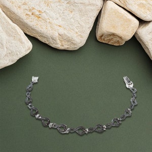 Infinity Charm Bracelet Charm Jewellery Infinite Bracelet For Women Dainty Infinity Bracelet Gift For Her Silver Infinity Bracelet