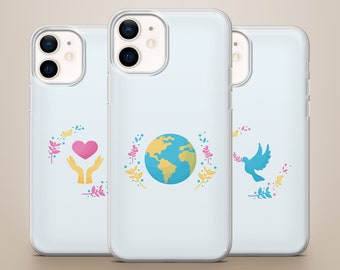 كريم كراميل فوستر Peace Phone Case | Etsy coque iphone 8 Atom for Peace