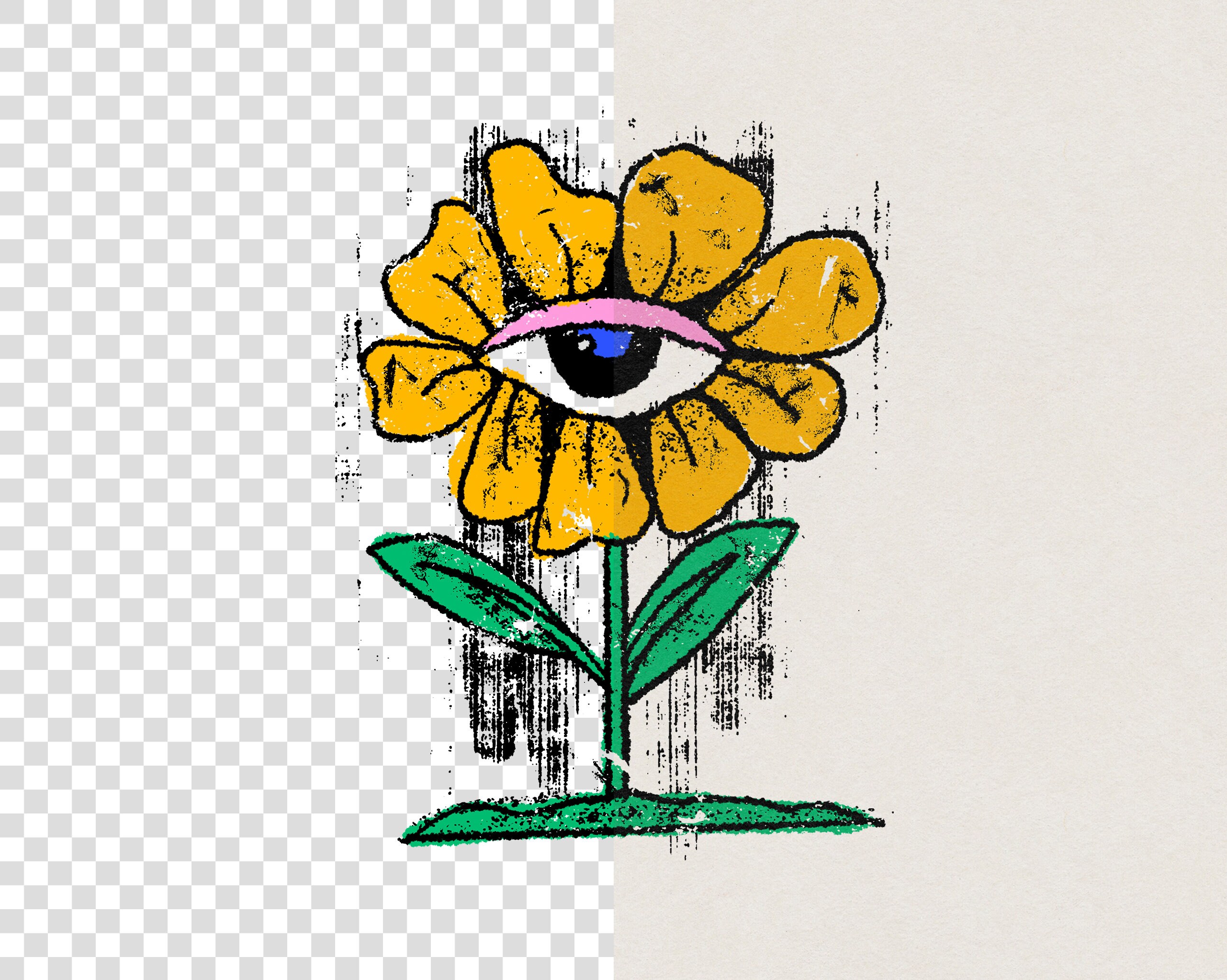 【一点物アート】Icono-Eye-再生-Message Flowers❁ il_fullxfull.4324671617_5oye.jpg