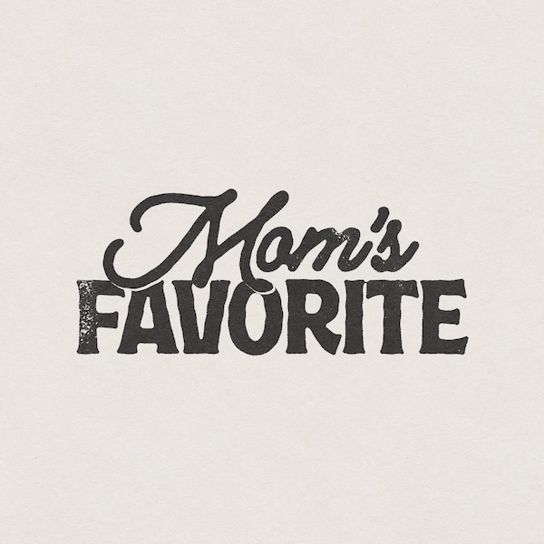 Mom's Favorite Child Son Daughter Funny & Humorous Family Fun Phrase and Saying Vintage T-Shirt Graphic Transparent PNG Digital Download