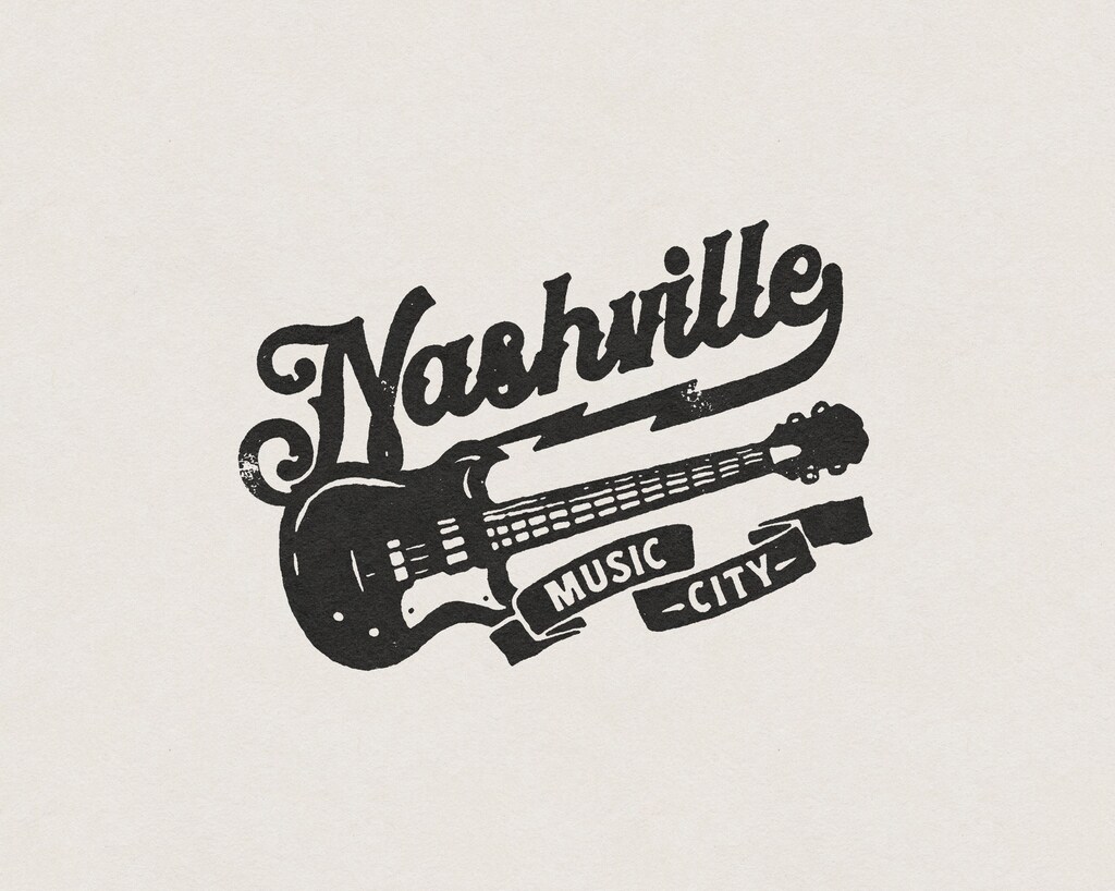 Maglietta Donna Vintage Nashville Tennessee – Grigio Scuro, Taglia S, Per Amanti Della Musica Country