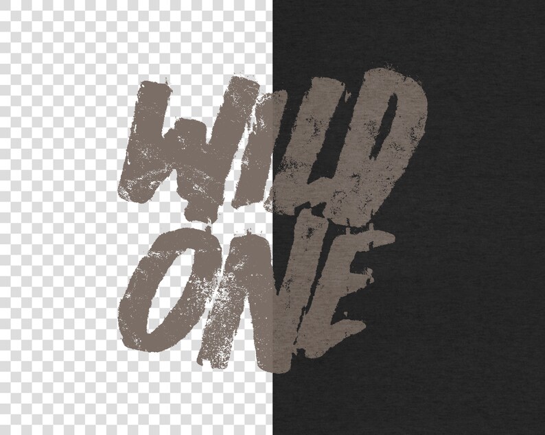 Wild One Transparent PNG Digital Download for DTG Printing, DTF ...