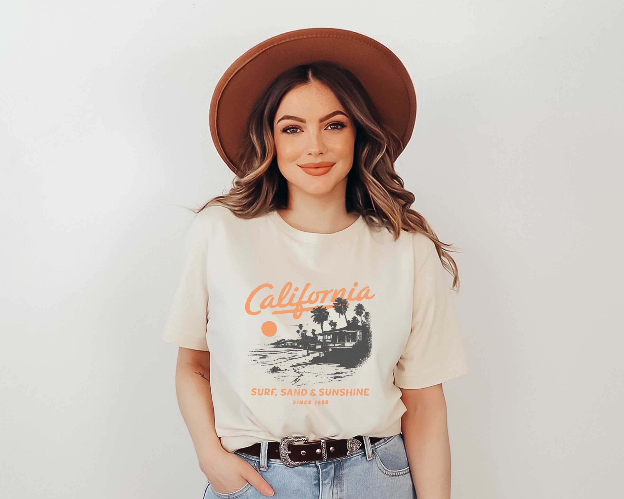 California Retro Vintage Vacation Destination Summer Surf