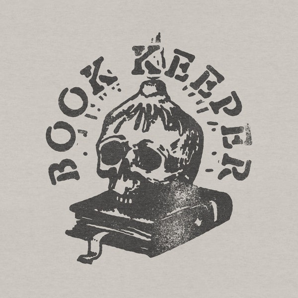 Funny Book Keeper Book Lover Librarian Reading Transparent PNG Digital Download for DTG Printing, DTF, Sublimation, Transfers, etc.