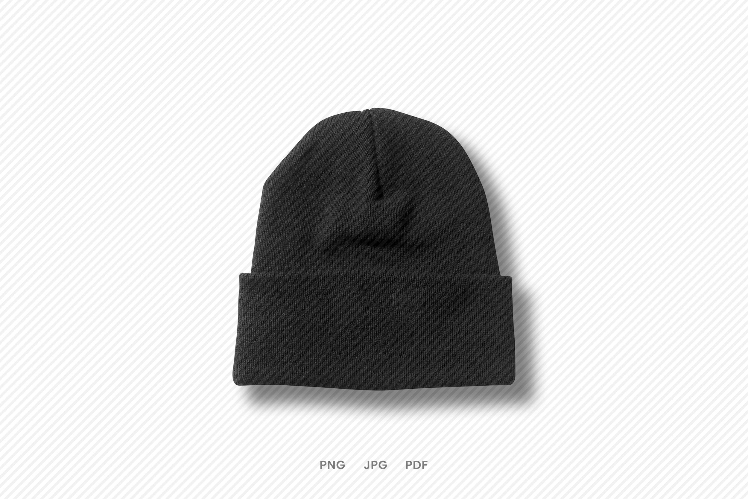 Folded Beanie Mockup Digital Download for Mockups - Etsy