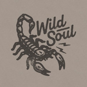 Wild Soul Western Cowboy Scorpion Desert Transparent PNG Digital Download