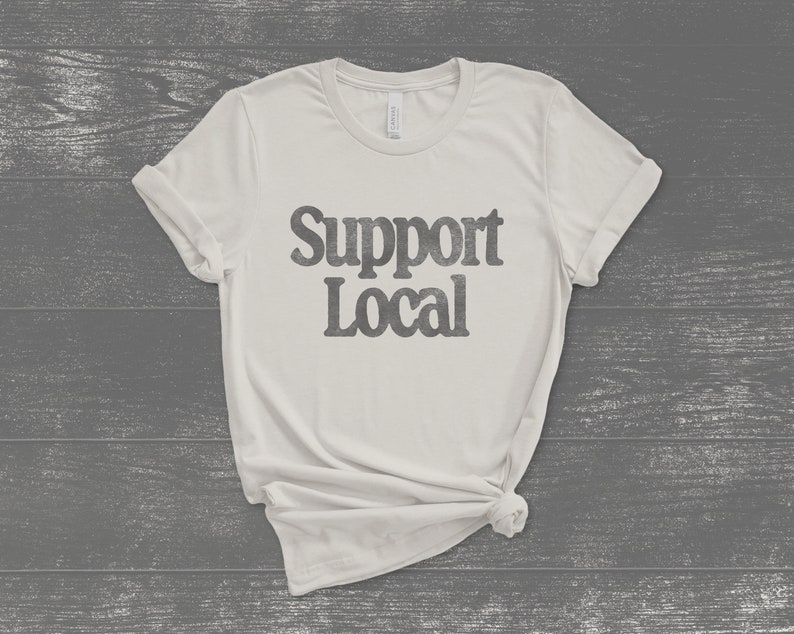 Support Local Businesses Transparent PNG Digital Download for DTG ...