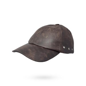 Handmade Leather Cap, Train Conductor Cap, Steampunk Cap