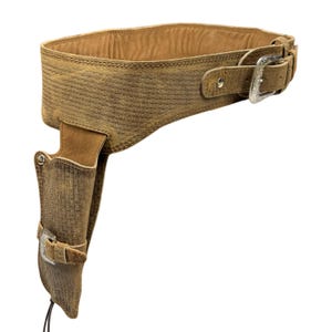 Holster Belt Cartridge Loops Western Holster Real Leather Leather Holster Holster brown