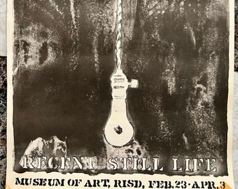 Jasper Johns . Recent Still Life . 1965 , poster original de 1966 , lithography