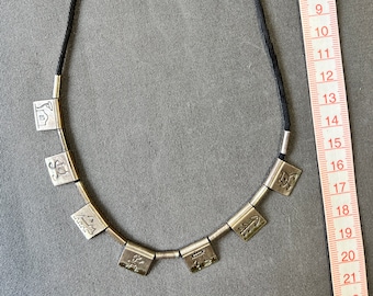 Javier Mariscal, 925 sterling silver choker, designer, signed, necklace silver