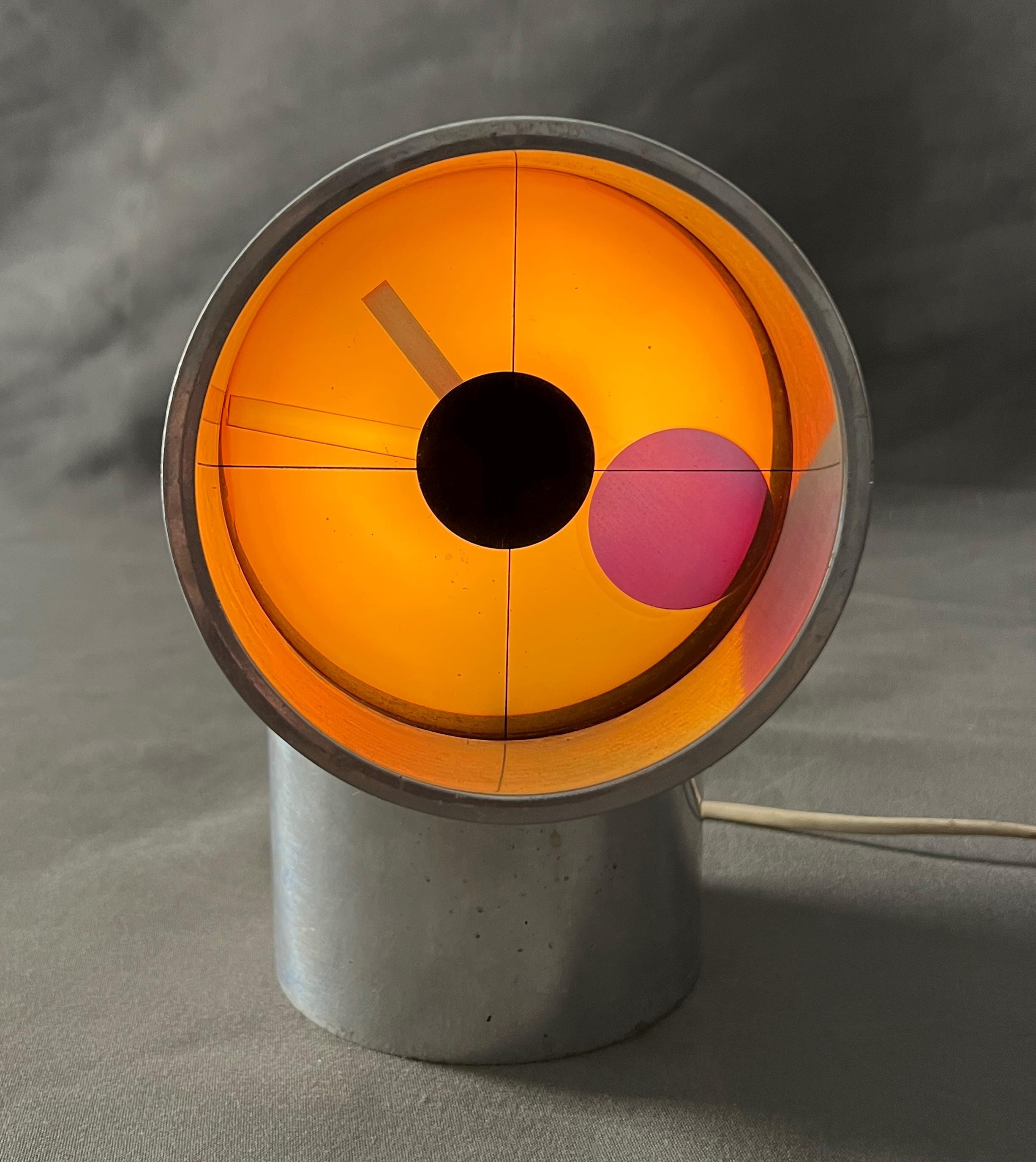 M591 HAMILTON ぜんまい式 柱時計 フロアークロック 1980年代頃 Kirsch Hamilton, Mod. Aurora 1970s. Vintage, Original, Clock Lamp