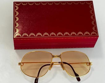 Cartier sunglasses, Panthere model, 1988. Vintage in case