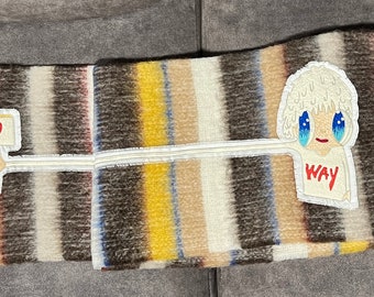 Javier Calleja, Mira Mikati. scarf, No Way, 2023, limited only 17 units.