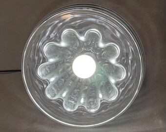Peill & Putzler, Table Lamp, circa 1970, glass, vintage